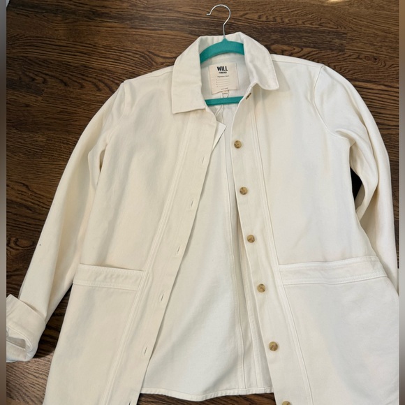 NWT Sézane Will Jacket in ecru, size small - Picture 6 of 6